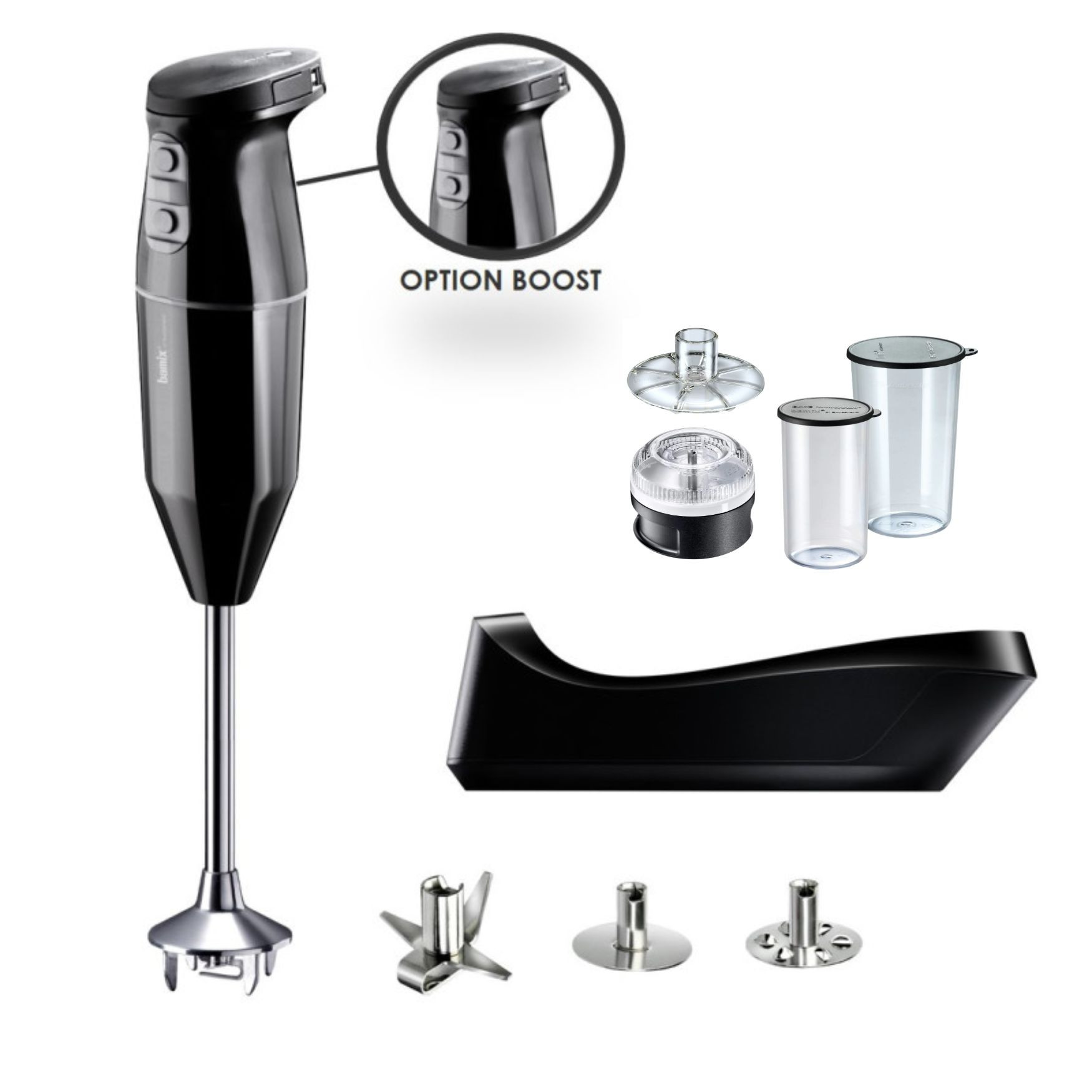 Mixeur sans fil Cordless Plus noir avec accessoires